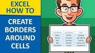 How to Create a Border Around Cells in Excel