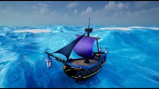UE4 experimental buoyancy with render targets, no math involved