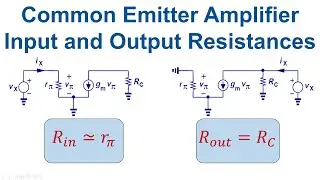 [22c] input resistance and output resistance of common emitter amplifier