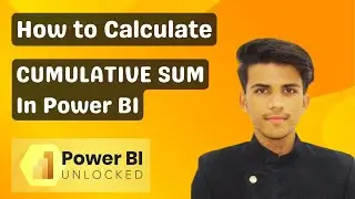 How To Calculate CUMULATIVE SUM Using DAX In Power BI 2024 | Power BI Tutorials