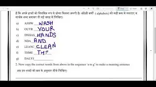 DOE, WORKSHEET 43 FOR CLASS 3rd, 4th, 5th (24/08/2020) CLEAN HANDS, SAFE HANDS