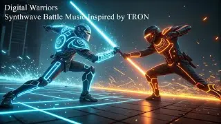 Digital Warriors | Synthwave Battle Music Inspired by TRON