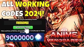 ALL WORKING CODES FOR ANIME VANGUARDS IN 2024! (*SECRET CODE!*)