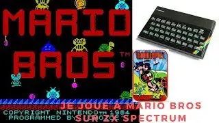 Je joue à Mario Bros sur ZX Spectrum