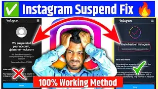 We Suspended Your Account Instagram 180 Days