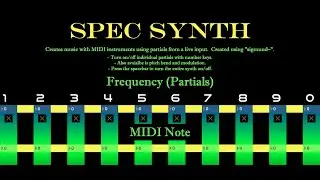 Spec Synth Demo (Max MSP)