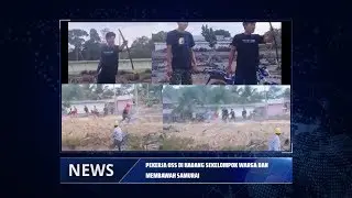 TERJADI SALING LEMPAR ANTARA WARGA DAN PEKERJA OSS