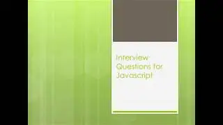 JavaScript interview questions part3