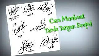 Tutorial membuat Tanda Tangan Keren