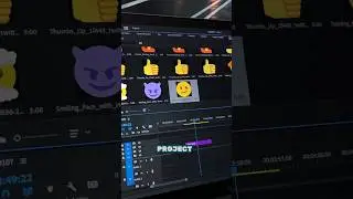 Как добавить пак Emoji в Adobe Premiere Pro?