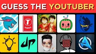 Guess the YouTuber in 3 Seconds | YouTubers Logo Quiz 2024