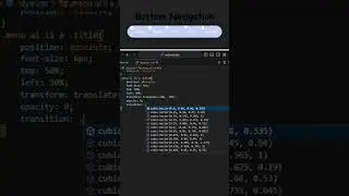 How to make a bottom navigation using html css | speed coding