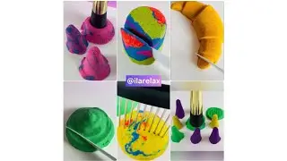 Satisfying crush kinetic sand 3 #shorts #asmr #relacing #art #viral #shortvideo #short #video
