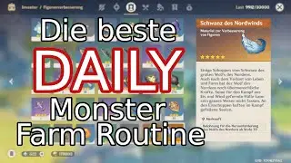 Genshin Impact: Die beste DAILY Monster Farm Routine