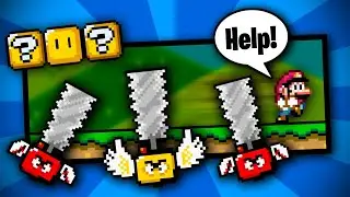 MARIO, but CHAINSAWS attack YOU?!