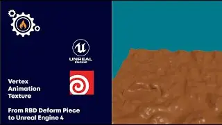 VAT - Vertex Animation Texture - From Houdini RBD Deform Piece to Unreal Engine 4