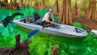 Uncharted Waters: Kayak Bass Fishing in a Sketchy Swamp!