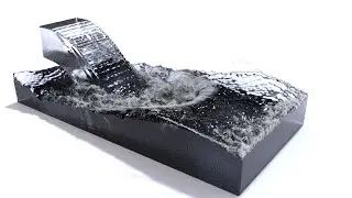 PIC/FLIP Fluid Simulation - Bubbles and Foam