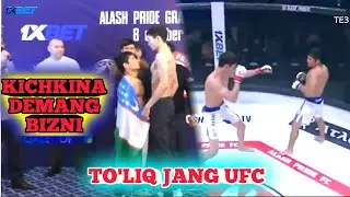 LAZIZXON UZBEKOV SUPER BOY UFCDA BUNAQASI BO'LMAGAN