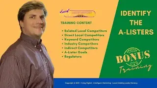 How to Identify the A-Listers - Your SEO Competitors (bonus training)