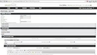 Show section totals on proposal