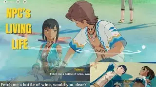 NPC's are having the time of their life in Natlan