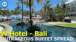Seminyak Bali's Best Hotel - The W - Fabulous Lunch Buffet Tour