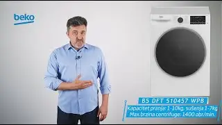 Beko B5 DFT 510457 WPB Mašina za pranje i sušenje veša
