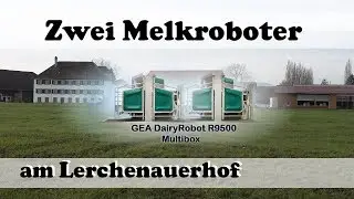 Zwei Melkroboter am Lerchenauerhof