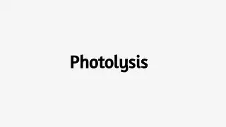 Photolysis Meaning | Definition Photolysis | Photolysis Etymology