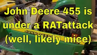 John Deere 455 is under a RATattack (okay, maybe it's mice)