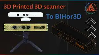 3D printed 3D scanner BiHor3D 360 Kinect Xbox