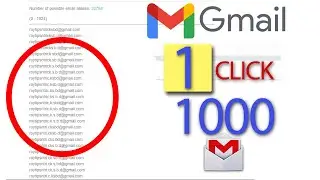 How to Create 1K Gmail Accounts in ONE Click || Create Multiple Gmail Account Without Phone Number