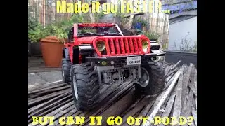 CaDA Jeep  Off-Road test - Faster, but is it strong enough?