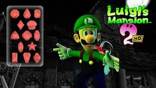 Luigis Mansion 2 HD Old Clockworks ALL GEM LOCATIONS!