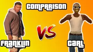 Carl Johnson vs Franklin [GTA Comparison Video] GTA SA vs GTA V Comparison