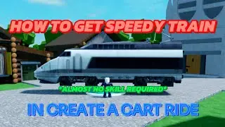 HOW TO GET THE SPEEDY CART WITH ALMOST NO SKILL!! (Create a cart ride) 