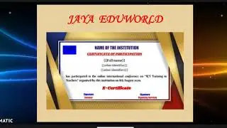 How to prepare Auto generated e-certificate with certify'em add-on