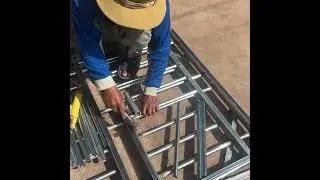 Skills To Weld Round Tube Joint For Making Steel Window
