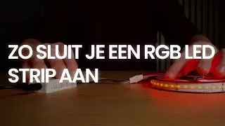 Zo sluit je een RGB LED strip aan