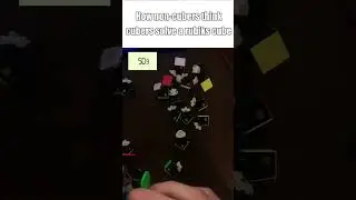How non-cubers think cubers solve a rubik's cube #shorts #rubikscube #worldrecord