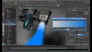 Maya particle effect Tutorial simulation