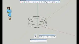 Curve Maker and Helix Along Curve, two different extensions | SketchUp