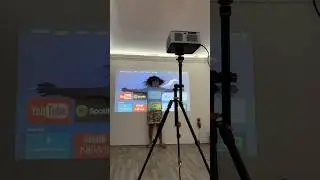 Un proyector para la sala 📽️ #remodelación #departamento #proyector
