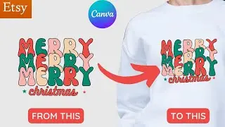How To Create WAVY TEXT Effect In Canva