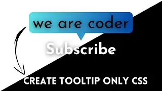 How To Make Tooltips With Only CSS  