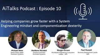 Episode 10 - Componentisation a real deal breaker for companies seeking more speed to market