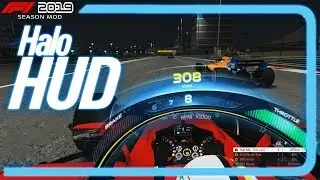 F1 2019 TV STYLE HALO HUD