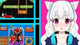 Geometry Hardest Game MOD - El juego de Suika Game ahora con Mod de Geomtry Dash