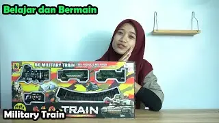 bermain dan belajar#5 Bermain bersama kereta Api MA TRAIN Military 19022B murah abis